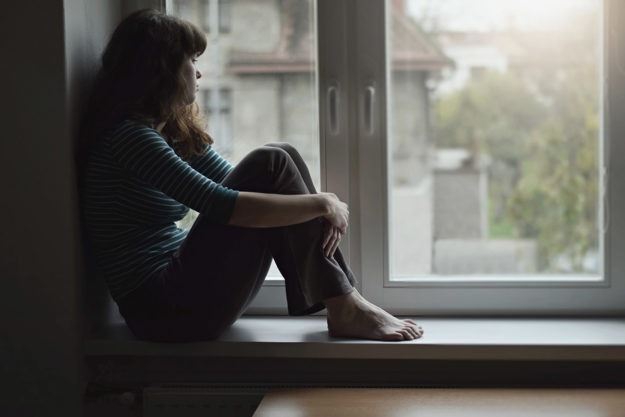 woman getting loneliness and addiction treatment