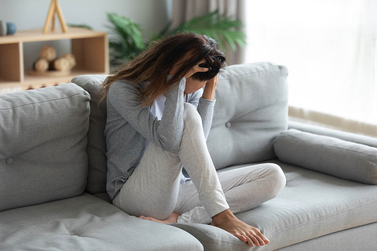 woman wondering how to handle anxiety and family holidays