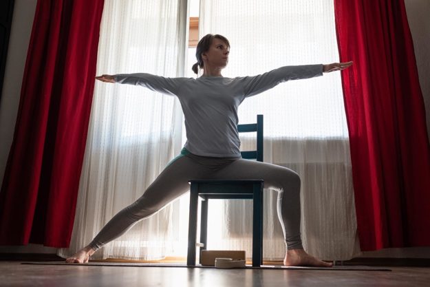 woman participating in mental health awareness week