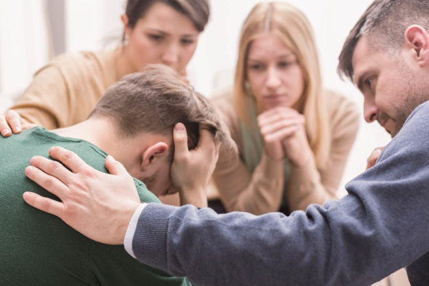 group who is supporting a loved one with addiction